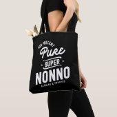 Mannen 100 % zuivere Super Nonno Gift Tote Bag (Dichtbij)