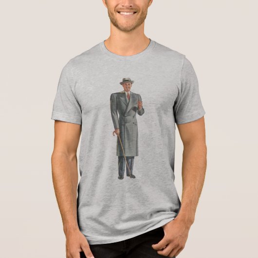 mannen 11 Tri-Blend shirt (Voorkant)