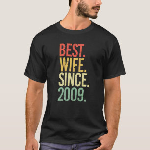 Mannen 13e weddenschap Jubileum Beste vrouw sinds T-shirt
