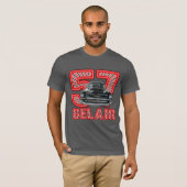 Mannen 1957 Chevy Belair Shirt. T-shirt (Voorkant volledig)