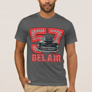 Mannen 1957 Chevy Belair Shirt. T-shirt