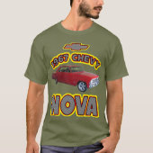 Mannen 1967 Chevy Nova T-shirt (Voorkant)