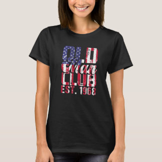 Mannen 1968 Verjaardagsfeestje Oud Man Club EST 19 T-shirt