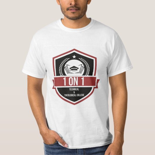 Mannen 1 op 1 TNTC T-shirt (Voorkant)