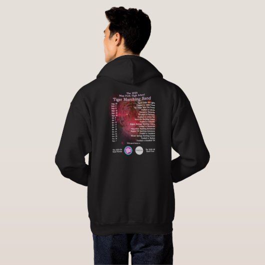 Mannen 2025 Show Hoodie (Achterkant volledig)