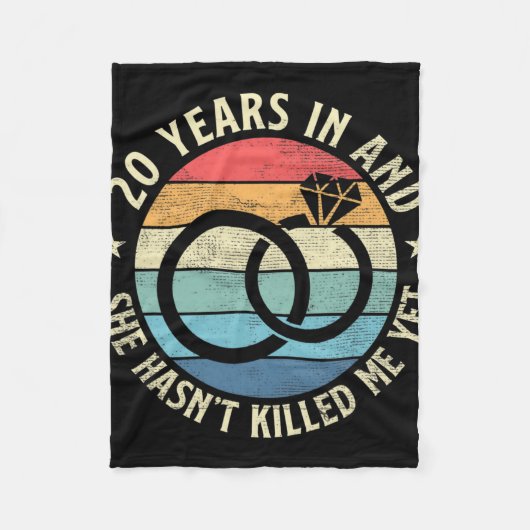 Mannen 20 jaar in &amp; Ze heeft 't Killed Me  Fleece Deken (Voorkant)