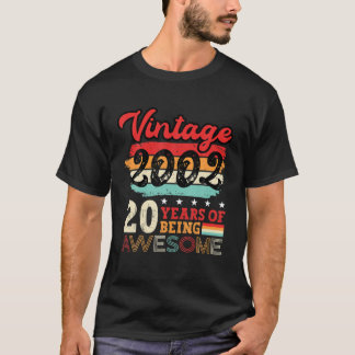 Mannen 20e verjaardag Cool Bday Idea die 20 jaar d T-shirt