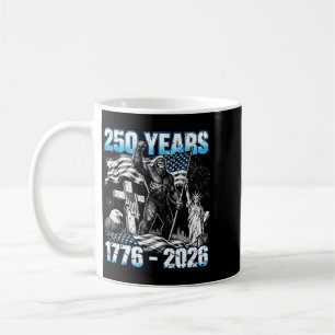 Mannen 250 Jaar VS 1776 2026 Patriottische Dom Big Koffiemok