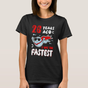 Mannen 26 jaar geleden was ik de snelste oude Koge T-shirt