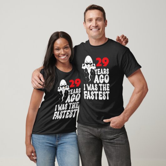 Mannen 29e Verjaardag Gag jurk 29 jaar geleden was T-shirt (Unisex)