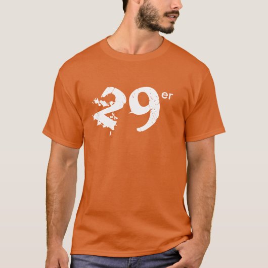 Mannen "29er"-shirt t-shirt (Voorkant)