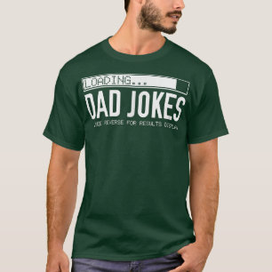 Mannen 2 Pappa Jokes (lijst op achterzijde) Funny T-shirt