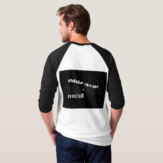 Mannen 2-Sided Long T-shirt (Achterkant volledig)