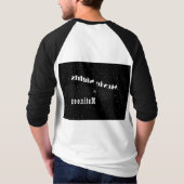 Mannen 2-Sided Long T-shirt (Achterkant)
