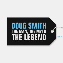 Mannen 30e/40e/50e/60e Verjaardagsfeestje Label Cadeaulabel