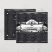 Mannen 30e verjaardag lederen zildemans kaart (Voorkant / Achterkant)