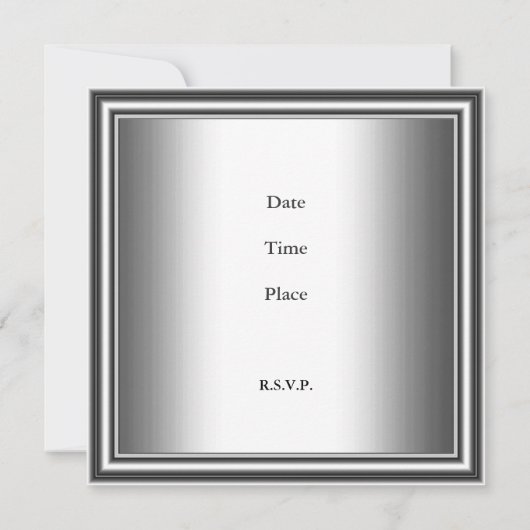 Mannen 30e verjaardag van de verjaardag van het Ch Kaart (Achterkant)