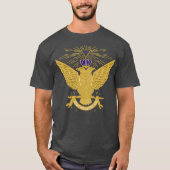 Mannen 33e graads Mason T Masonic T-shirt Schots (Voorkant)