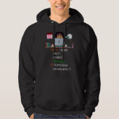 Mannen 33e verjaardag I Software Engineer & Coder Hoodie (Voorkant)