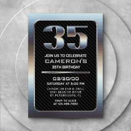 Mannen 35th Verjaardag Kaart