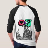 Mannen 3/4 sleeve Baseball-T-shirt T-shirt (Achterkant)