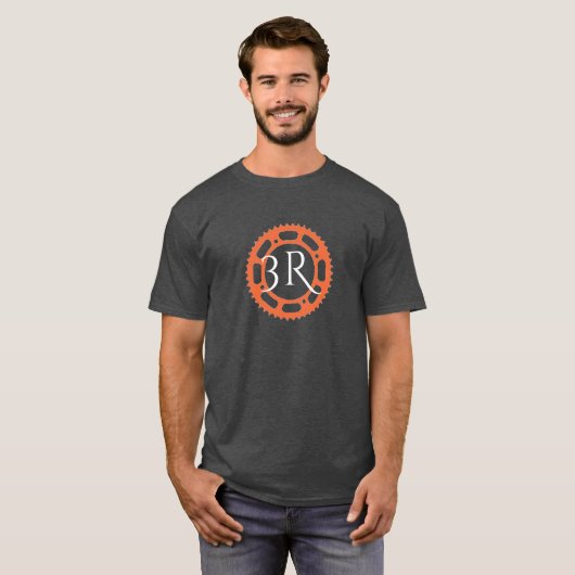 Mannen 3R Velo T Shirt Sprocket Logo (Voorkant volledig)