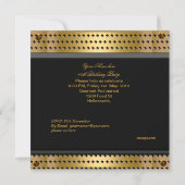 Mannen 40e verjaardag Gold Metal Studs 2 Kaart (Achterkant)