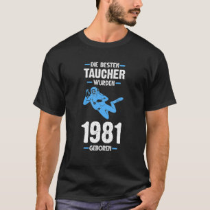 Mannen 40e verjaardag van het veertigjarig bestaan t-shirt