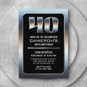 Mannen 40th Verjaardag Kaart