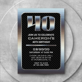 Mannen 40th Verjaardag Kaart