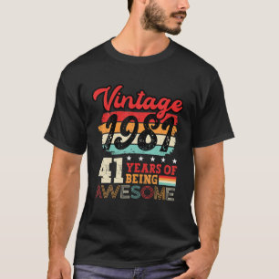 Mannen 41e verjaardag van het idee van de Koel van T-shirt