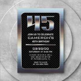 Mannen 45th Verjaardag Kaart