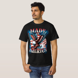 Mannen 4 juli t-shirt