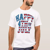 Mannen 4 juli t-shirt (Voorkant)