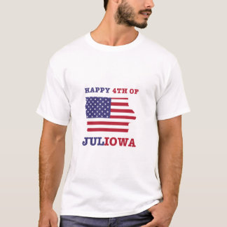 Mannen 4th of JULIOWA T-Shirt