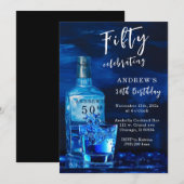 Mannen 50e verjaardag kaart (Voorkant / Achterkant)