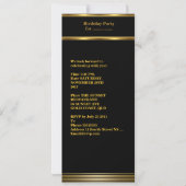 Mannen 50e verjaardag Vintage Gold Black Kaart