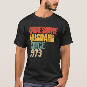 Mannen 50ste Jubileum voor zijn Geweldige echtgeno T-shirt