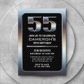 Mannen 55th Verjaardag Kaart
