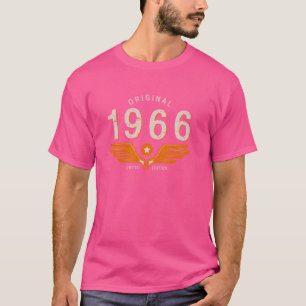 Mannen 58e verjaardag Originele Vintage 1966 T-shirt
