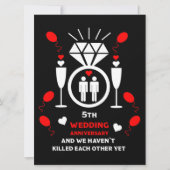 Mannen 5e Jubileum voor weddenschappen (Voorkant)