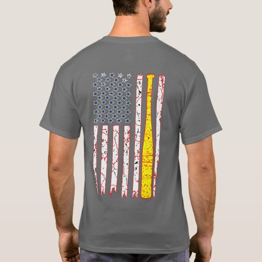 Mannen 603 Riptide Softball Flag Shirt (Achterkant)