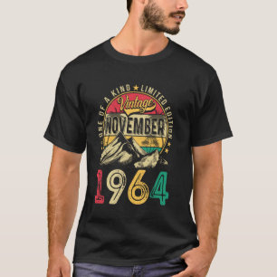 Mannen 60 jaar oud cadeau Grappig November 1964 6 T-shirt