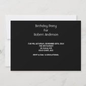 Mannen 60e Drink op de kaasbank op de geboorte Kaart (Achterkant)