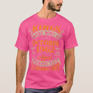 Mannen 60e verjaardag van giftkoningen, geboren in t-shirt