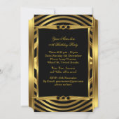 Mannen 60th Birthday Black Jewel Kaart (Achterkant)