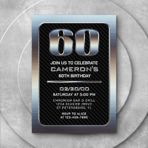 Mannen 60th Verjaardag Kaart