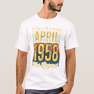 Mannen 63e verjaardag de Man de baarmoeder de lege T-shirt
