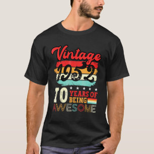 Mannen 70e verjaardag Cool Bday Idea: 70 jaar T-shirt