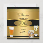  Mannen 70e verjaardag van de goudprijs 1945 Kaart (Voorkant)